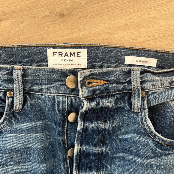 FRAME Le Original cropped high-rise straight-leg jeans - Picture 5 of 7